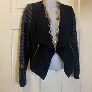 VINTAGE VO JEANS DESIGNED IN LOS ANGELES WOMEN BLOUSE & JACKET SIZE M